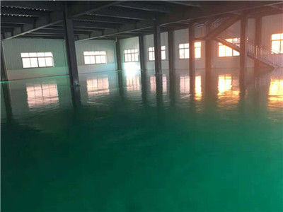 卡蒲毛南族風情園農產(chǎn)品環(huán)氧地坪廠房施工完成